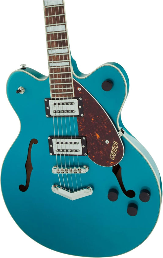 Gretsch G2622 Streamliner™ Center Block Double-Cut with V-Stoptail, Broad'Tron™ BT-2S Pickups, Laurel Fingerboard, Ocean Turquoise