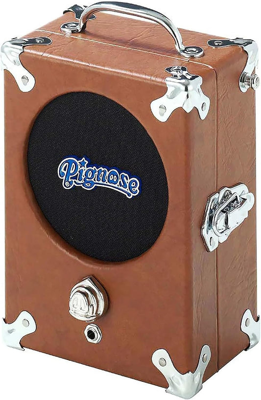 Pignose Portable 5-watt Amp 1 x 5-inch Combo Amp, Brown, 7-100