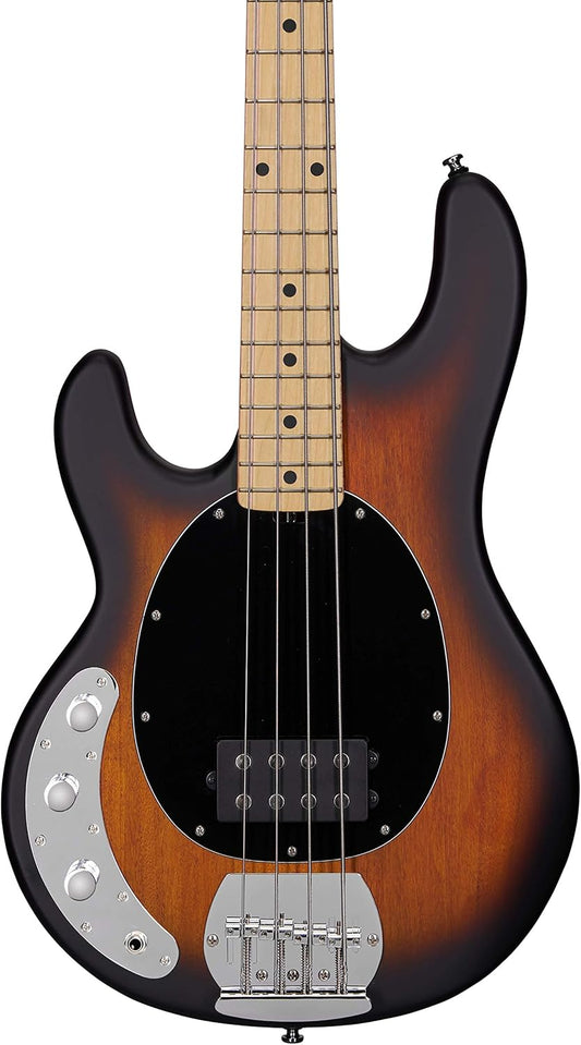 Sterling by Music Man StingRay in Vintage Sunburst, Left-Handed