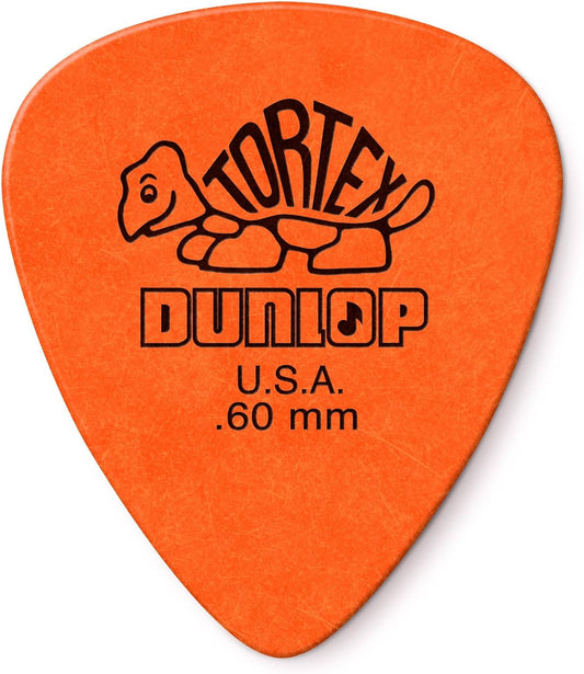 Dunlop 418P.60 Tortex® Standard .60 mm Guitar Pick, 12-Pack