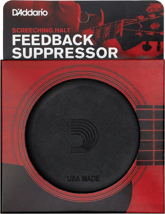 D'Addario PW-SH-01 Screeching Halt Acoustic Guitar Soundhole Cover, Feedback Stopper