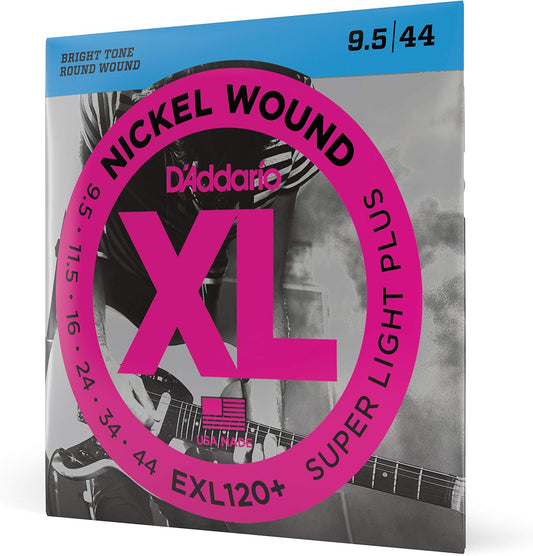 D'Addario EXL120+ Super Light Plus Electric Guitar Strings 9.5 Nickle Wound .095