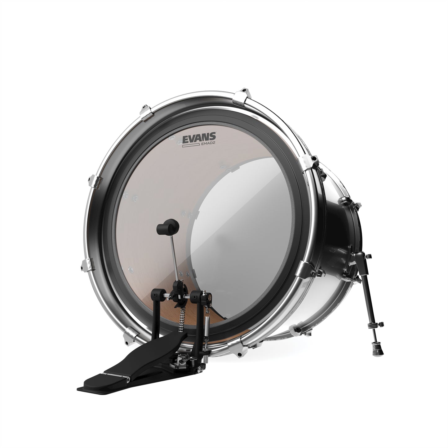 EVANS EMAD2 Clear Bass Batter Drumhead, 18 Inch, BD18EMAD2