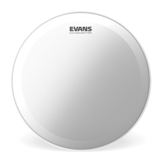 EVANS EQ4 Frosted Bass Drum Head, 22 Inch, BD22GB4C