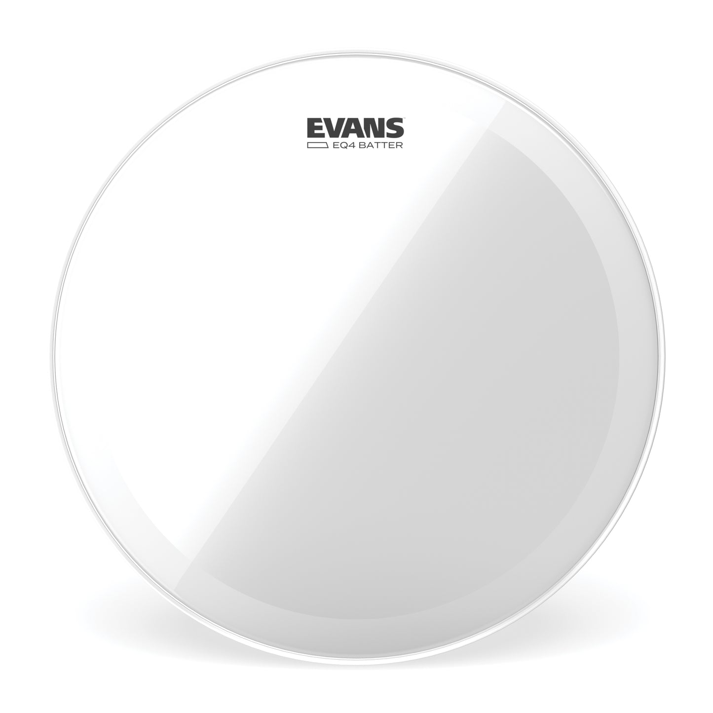 EVANS EQ4 Clear Bass Drum Head, 24 Inch, BD24GB4