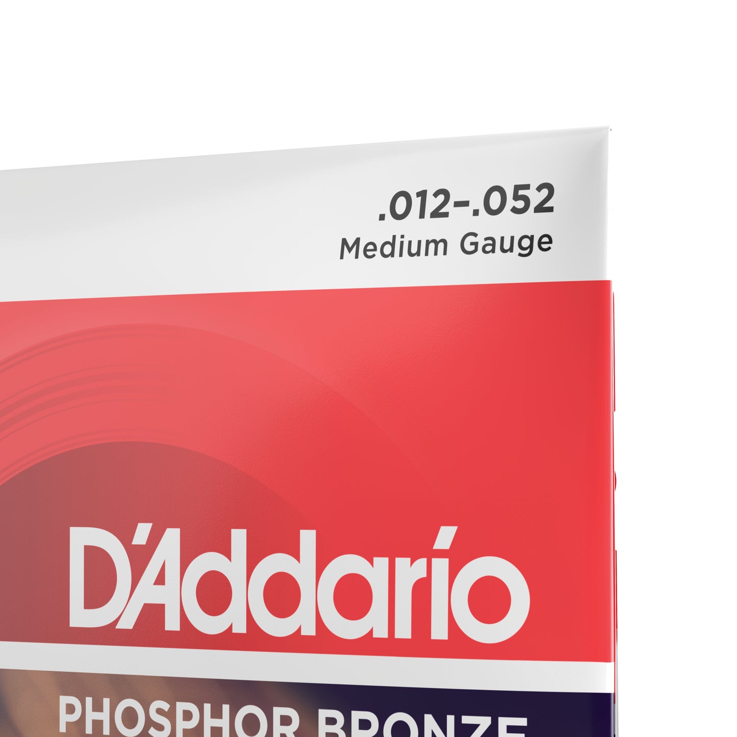D'Addario Medium 12-String, Phosphor Bronze Acoustic Guitar Strings, 12-52, EJ39