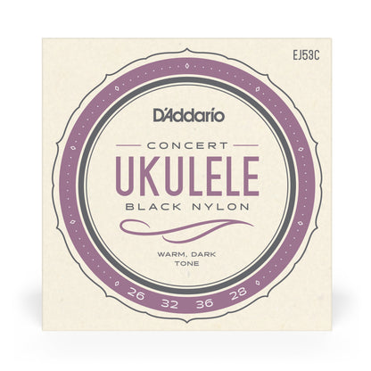 D'Addario EJ53C Pro-Arté Rectified Ukulele Strings, Hawaiian-Concert