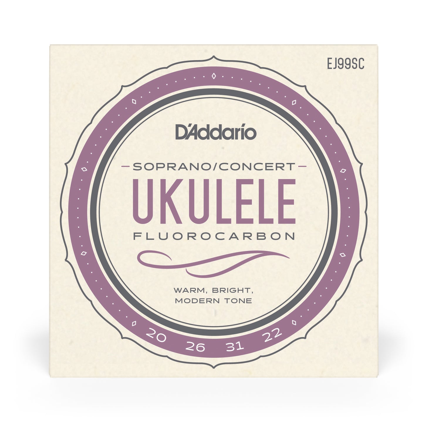 D'Addario EJ99SC Pro-Arté Carbon Ukulele Strings, Soprano / Concert