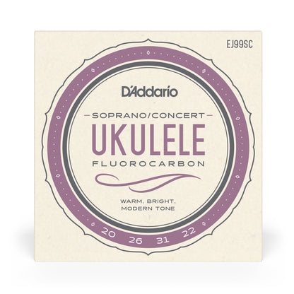 D'Addario EJ99SC Pro-Arté Carbon Ukulele Strings, Soprano / Concert
