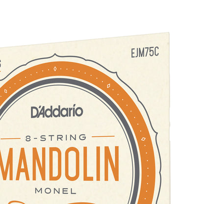 D'Addario EJM75C Monel Mandolin Strings, Medium Plus, 11-41