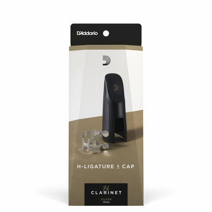 D'Addario H-Ligature & Cap, Bb Clarinet, Silver