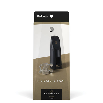 D'Addario H-Ligature & Cap, Eb Clarinet, Silver