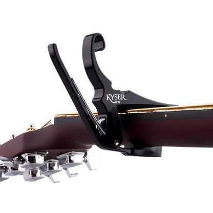 Kyser KG6BA Quick-Change Acoustic Guitar Capo, Black