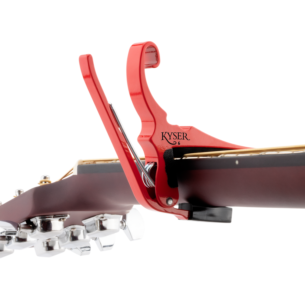 Kyser Quick-Change Guitar Capo, Lipstick Red