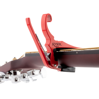 Kyser Quick-Change Guitar Capo, Lipstick Red