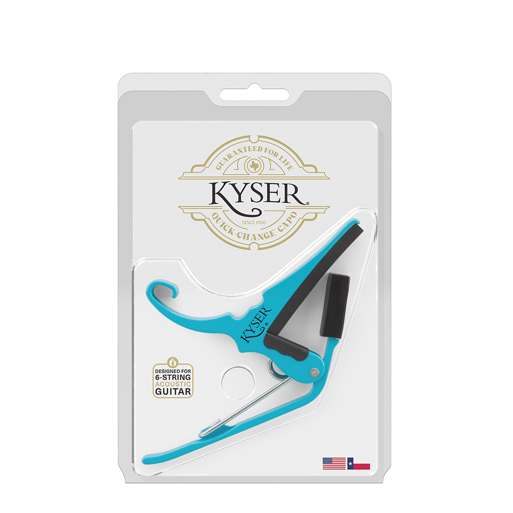 Kyser Quick-Change Guitar Capo, Mr. Blue Sky