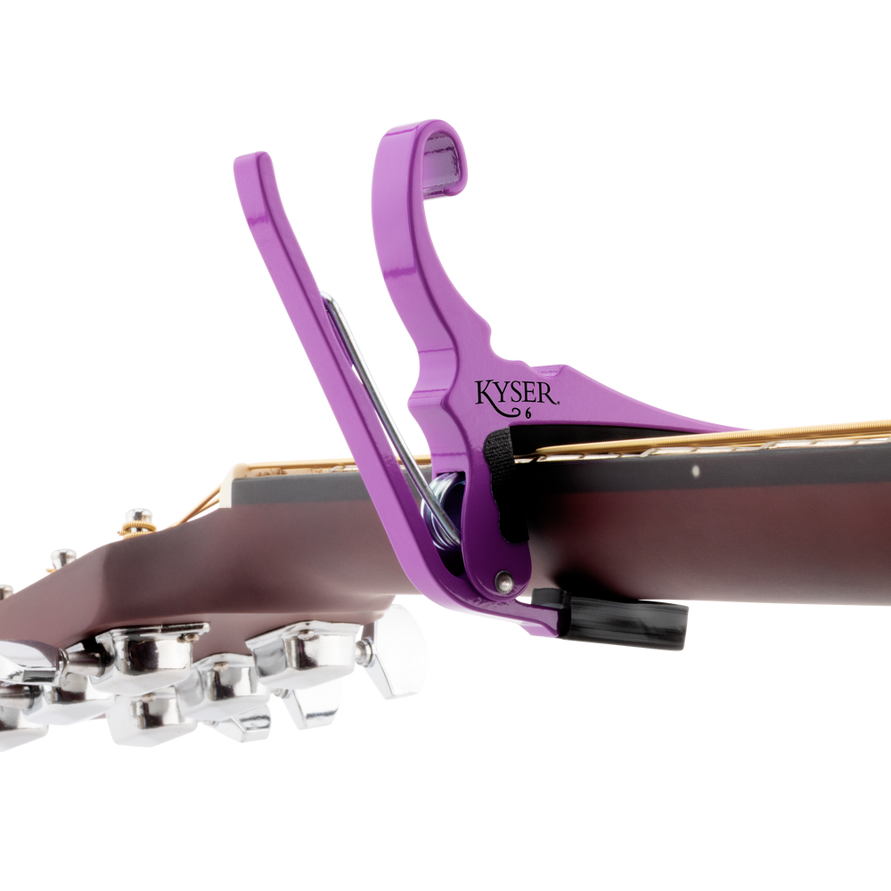 Kyser Quick-Change Guitar Capo, Purple Rain