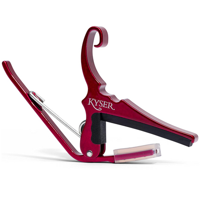 Kyser KG6SA Quick-Change Acoustic Guitar Capo, Ruby Red