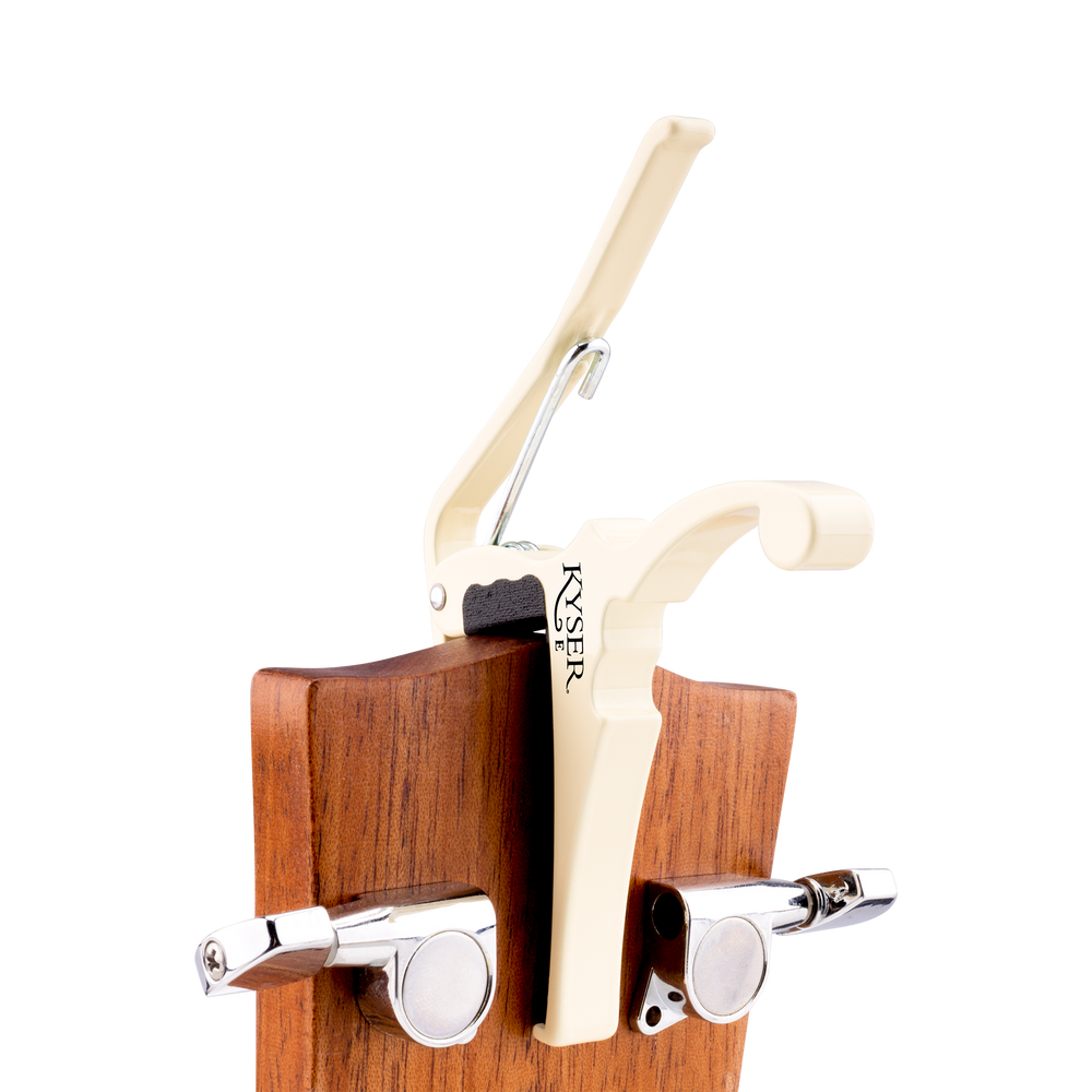 Fender® x Kyser® Quick-Change® Electric Guitar Capo, Olympic White
