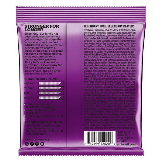 Ernie Ball 2020 Paradigm Power Slinky Electric Guitar Strings, 11-48