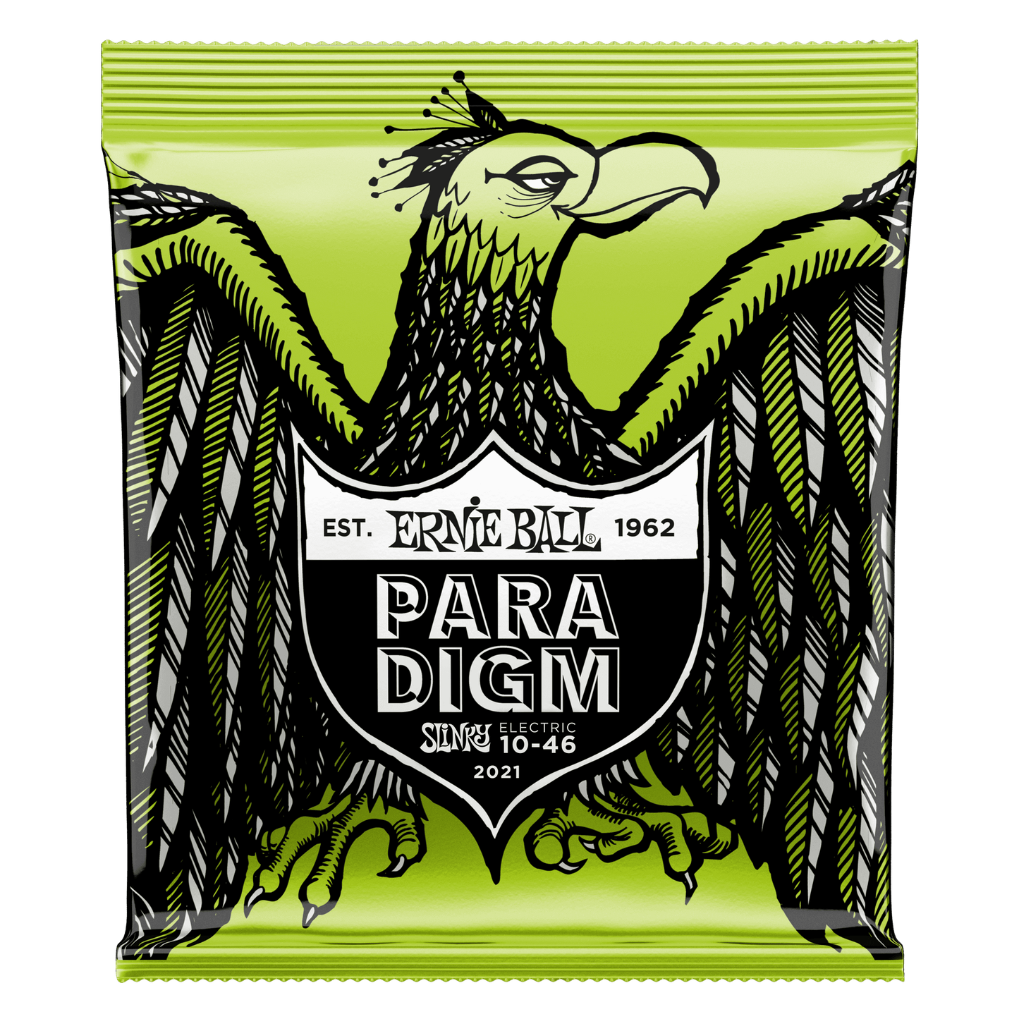 Ernie Ball 2021 Paradigm Regular Slinky Electric Guitar Strings, 10-46