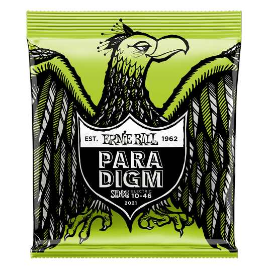 Ernie Ball 2021 Paradigm Regular Slinky Electric Guitar Strings, 10-46
