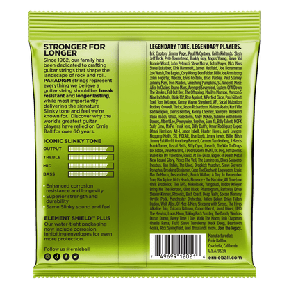 Ernie Ball 2021 Paradigm Regular Slinky Electric Guitar Strings, 10-46