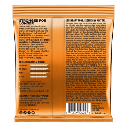 Ernie Ball 2022 Paradigm Hybrid Slinky Electric Guitar Strings, 9-46