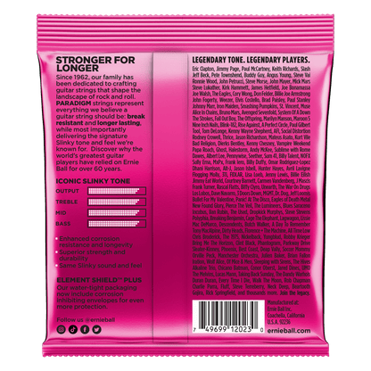 Ernie Ball 2023 Paradigm Super Slinky Electric Guitar Strings, 9-42