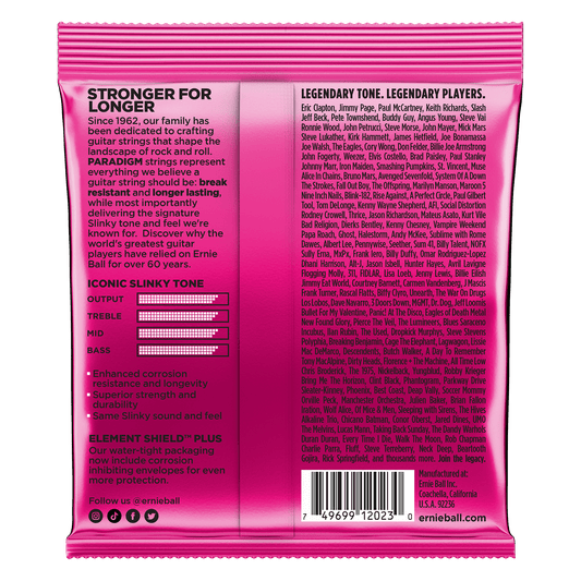 Ernie Ball 2023 Paradigm Super Slinky Electric Guitar Strings, 9-42