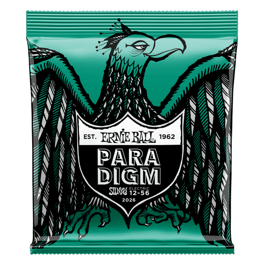 Ernie Ball 2026 Paradigm Not Even Slinky Electric Guitar Strings, 12-56