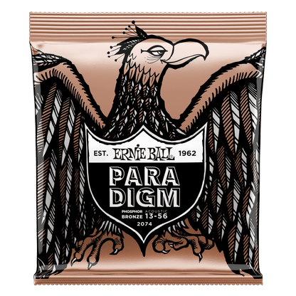 Ernie Ball 2074 Medium Paradigm Phosphor Bronze Acoustic Strings, 13-56