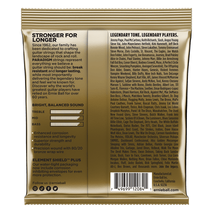 Ernie Ball 2084 Medium Paradigm 80/20 Bronze Acoustic Strings, 13-56