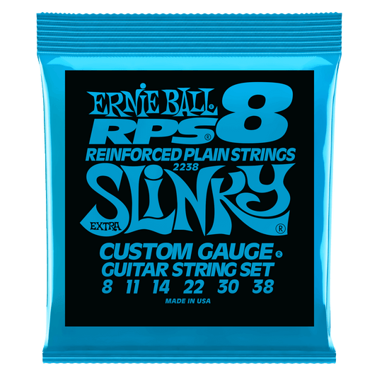 Ernie Ball 2238 RPS Extra Slinky Nickel Wound Electric Guitar Strings, 8-38