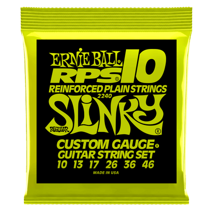 Ernie Ball 2240 RPS Regular Slinky Nickel Wound Electric Guitar Strings, 10-46
