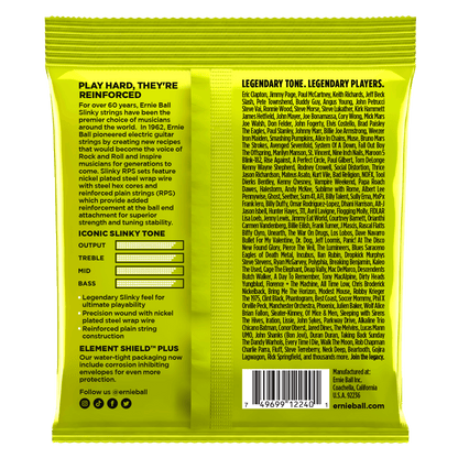 Ernie Ball 2240 RPS Regular Slinky Nickel Wound Electric Guitar Strings, 10-46