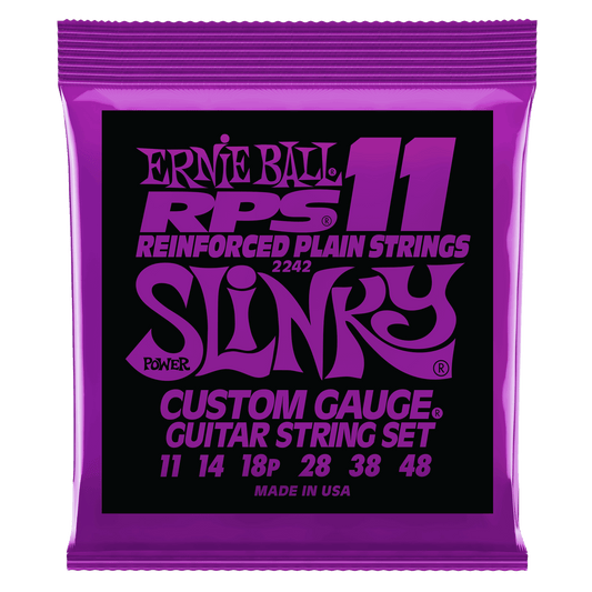 Ernie Ball 2242 RPS Power Slinky Nickel Wound Electric Guitar Strings, 11-48
