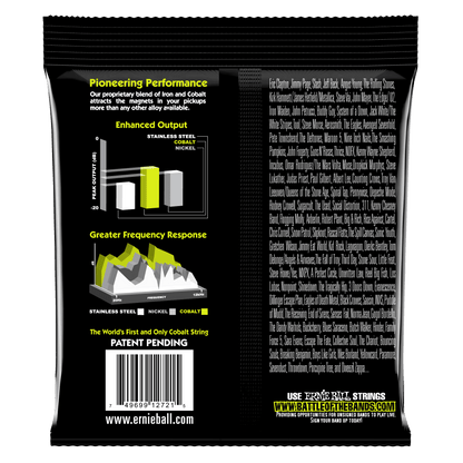 Ernie Ball 2728 Cobalt Regular Slinky 7-String Electric Guitar Strings, 10-56