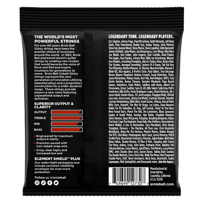 Ernie Ball 2730 Cobalt Skinny Top Heavy Bottom Slinky 7-String Electric Guitar Strings, 10-62