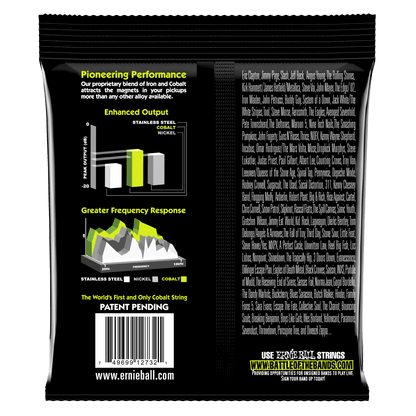 Ernie Ball 2732 Cobalt Regular Slinky Electric Bass Strings, 50-105