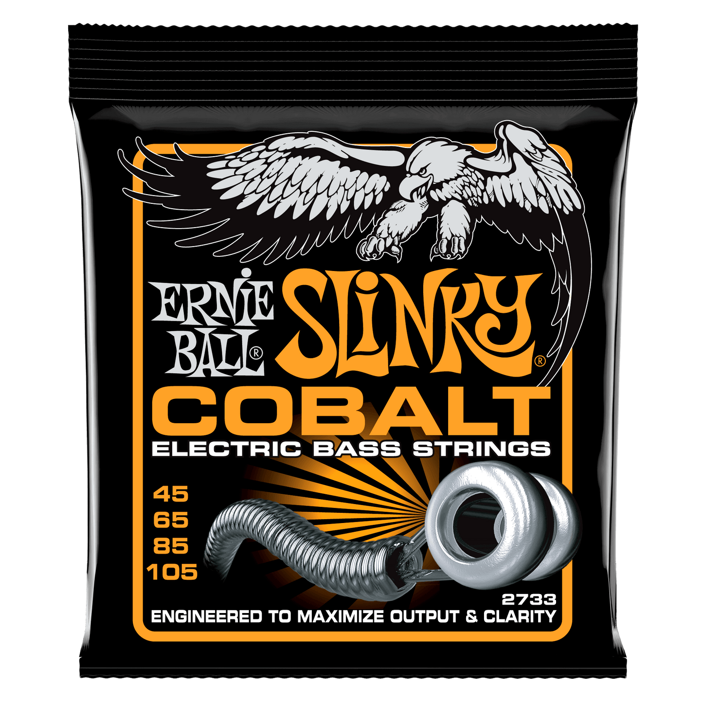 Ernie Ball 2733 Cobalt Hybrid Slinky Electric Bass Strings, 40-95 (Copy)