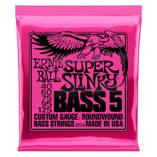 Ernie Ball 2824 Super Slinky 5-string Bass Nickel Wound 40-125