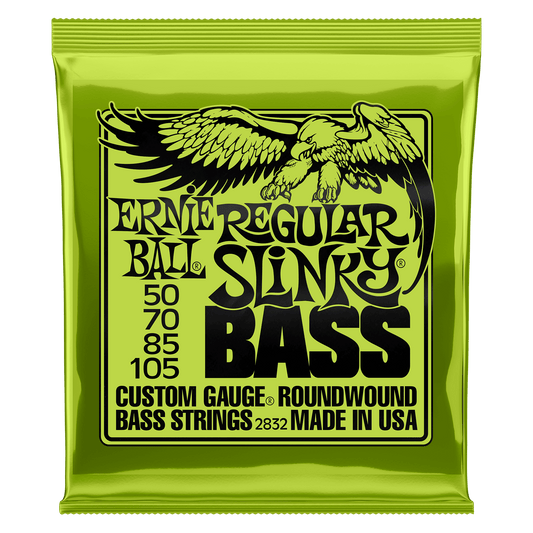 Ernie Ball 2832 Regular Slinky Nickel Wound Electric Bass, 50-105