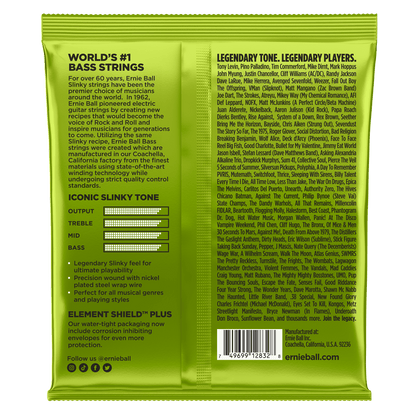 Ernie Ball 2832 Regular Slinky Nickel Wound Electric Bass, 50-105