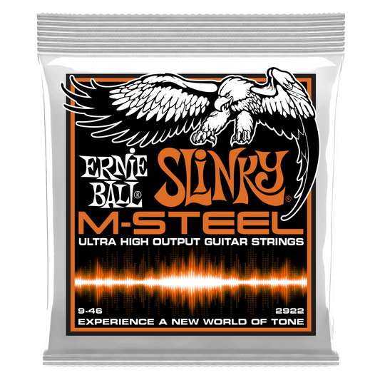 Ernie Ball 2922 Hybrid Slinky M-Steel Electric Guitar Strings, 9-46