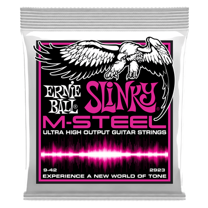 Ernie Ball 2923 Super Slinky M-Steel Electric Guitar Strings, 9-42