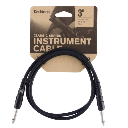 D'Addario Classic Series Patch Cable, 3 Feet, PW-CGTP-03