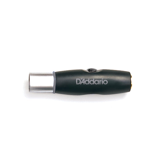 D'Addario PW-P047Z XLR Male to 1/4 Inch Female Balanced Adapter