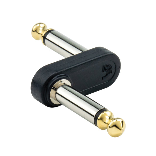 D'Addario 1/4 Inch Male Mono Offset Adaptor, PW-P047B