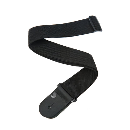 D'Addario Polypropylene Guitar Strap, Black, PWS100